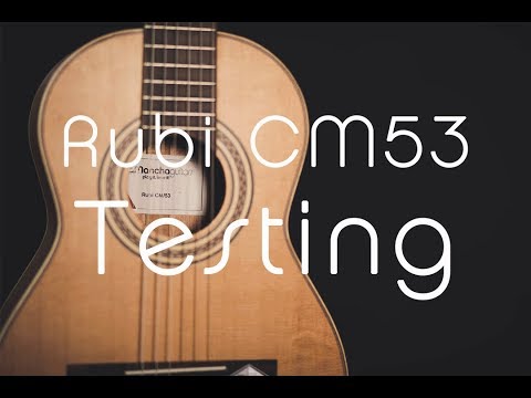 Демонстрация звучания классической гитары La Mancha Rubi CM/53