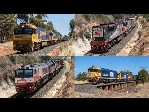 Trackside: Sunday Freights at Stawell, Glenorchy & Murtoa with the SRHC's T357 on 7922V- 17/1/21