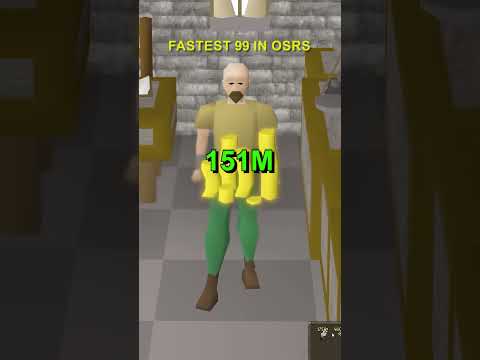 Fastest 99s in OSRS