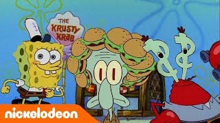 Губка Боб Квадратные Штаны | Лучшие моменты с Красти Крабом | Nickelodeon Россия