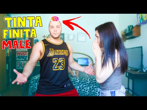 PERDE la SCOMMESSA e SI fa la TINTA * FINITO MALE * ADDIO CAPELLI !! 😱