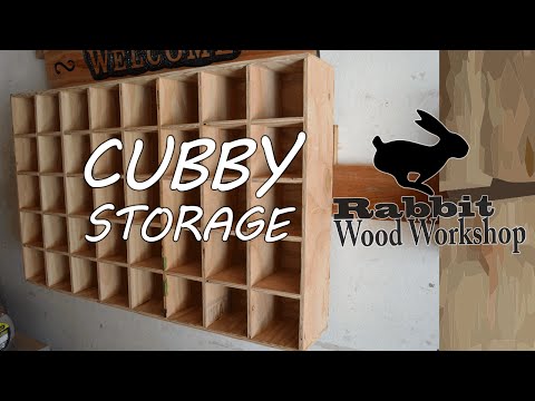 Cubby storage Easy build.