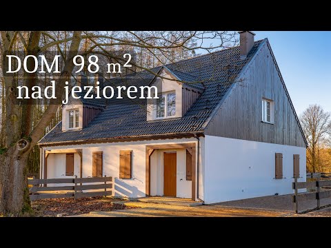 Oglądamy dom 98 m2 nad jeziorem - Mały projekt z duszą / Osada Lednicka -Ile kosztuje dom?