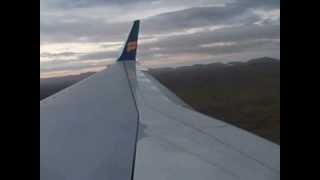 preview picture of video 'Flight with Icelandair from Copenhagen to Keflavík  23/7 '12'