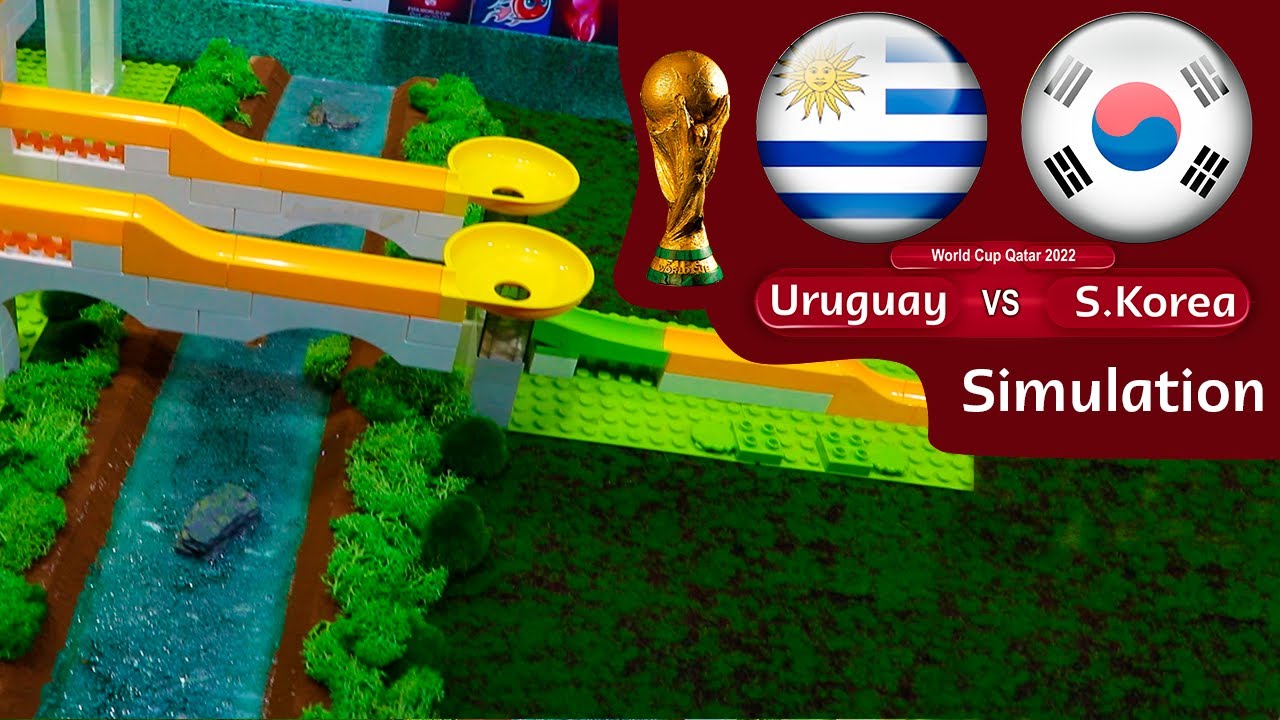 Carrera de Canica URUGUAY VS COREA DEL SUR - Quién gana este partido en el mundial ?