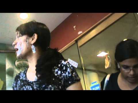 Ved bday cutting cake at Funk Jazz.mpg