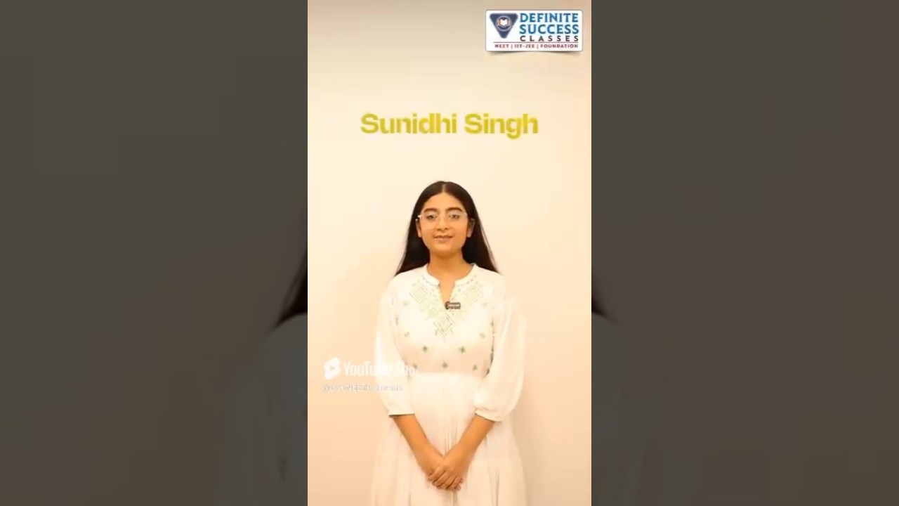 Sunidhi Singh testimonial video