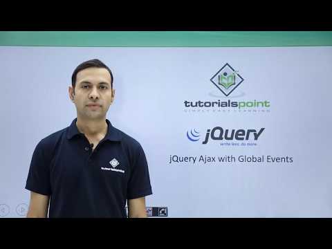JQuery - Ajax with Global Events
