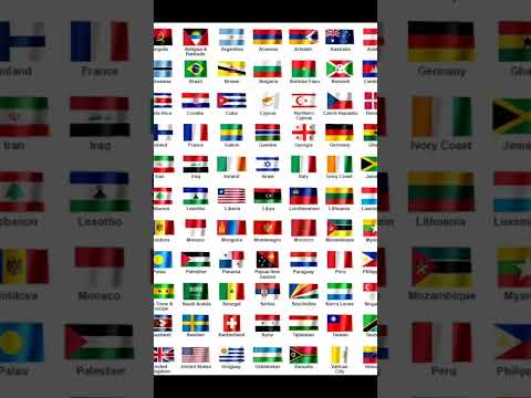 All countries Flags - World flags #shorts #education #country