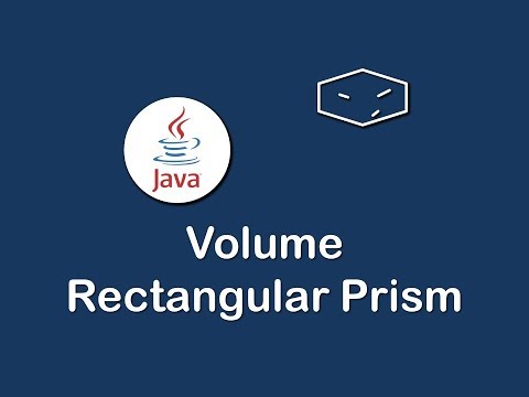 volume of rectangular prism in java