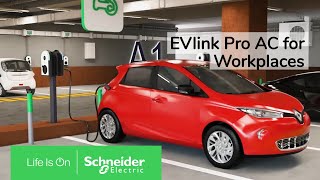 EVlink Pro AC töltőállomások – munkahelyi töltés