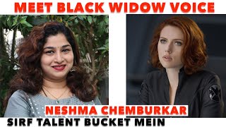 Meet BLACK WIDOW Voice NESHMA CHEMBURKAR | Avengers Endgame Artist video