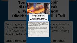 Sopir Asal Jakarta Ditemukan Tewas di Pekanbaru, Wajah Dilakban dan Tubuh Diikat Tali