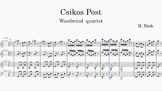 Download lagu Necke - Csikos Post ~ Woodwind Quartet ver. ~, ネッケ - クシコス・ポスト - ~木管四重奏版~ mp3