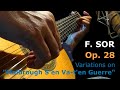 Fernando SOR - Variations on "Malbrough S'en Va-t'en Guerre", Op. 28 - Erisvaldo Borges