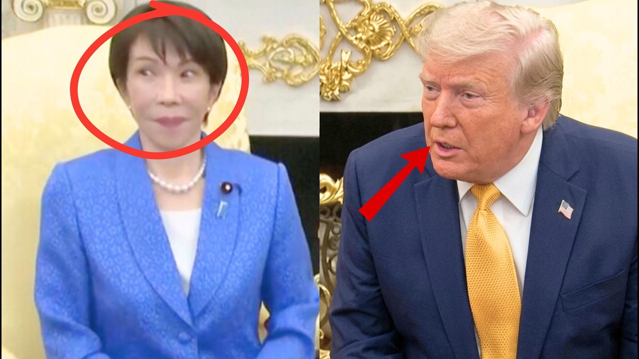 LA BROMA de TRUMP a la PRIMERA MINISTRA de JAPÓN