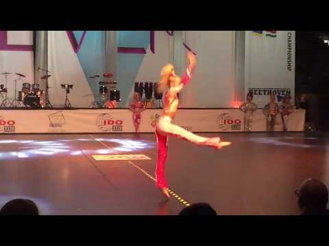 Ronja Carlestav IDO DISCO DANCE CHAMPIONSHIPS CHOMUTOV 2018