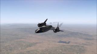 X-Plane 11 Beta - SR-71 Blackbird | KSAN to KLAX (VFR)