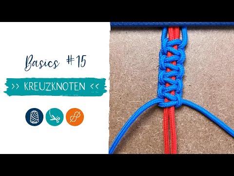 Reef knot MACRAME - Instructions