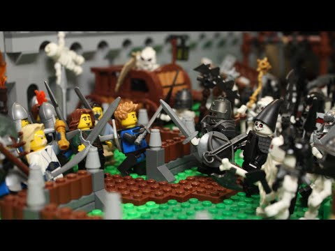 LEGO The GREAT SKELETON WAR: The Dark Siege of Falkenhayn - Stop Motion Video