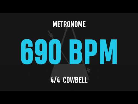 690 BPM 4/4 - Best Metronome (Cowbell)