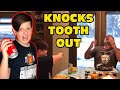 Kid Knocks Dad S Tooth Out After Throwing Can At His Face