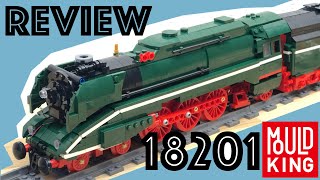 Review  Mould King 18201 Deutsche Reichsbahn mit kleiner Runde auf der Strecke 12007