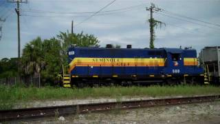 preview picture of video 'Seminole Gulf Railway in Sarasota Fl'