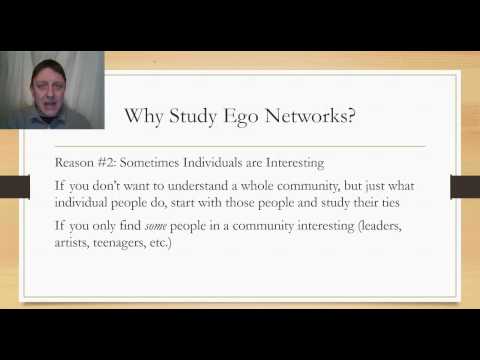 Why Study Ego Networks?