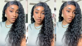 BOMB Waterwave 13x4 HD lace | IT'S GIVING SCALP| ft. Luvme hair