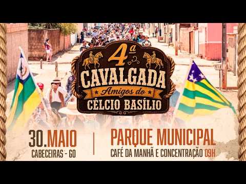 30 DE MAIO TEM CAVALGADA EM CABECEIRAS (GO)