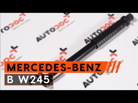 Como trocar amortecedores traseiros MERCEDES-BENZ B W245 [TUTORIAL AUTODOC]