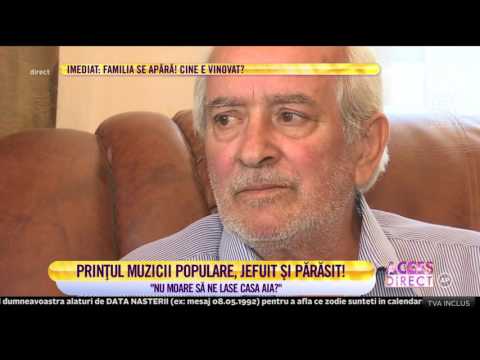 Nelu Bălăşoiu, prințul muzicii populare, jefuit și părăsit de copii: "Nu moare, să ne lase casa?"