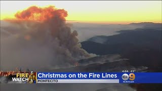 Calmer Conditions In Thomas Firefight, But Santa Ana Winds To Return This Week