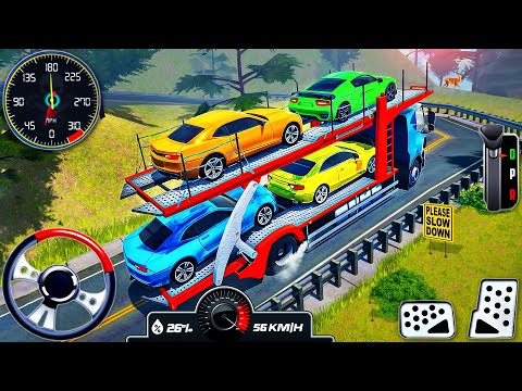 Car Transporter Truck Driving Simulator - Cargo Transport Multistory Vehicle - Android GamePlay