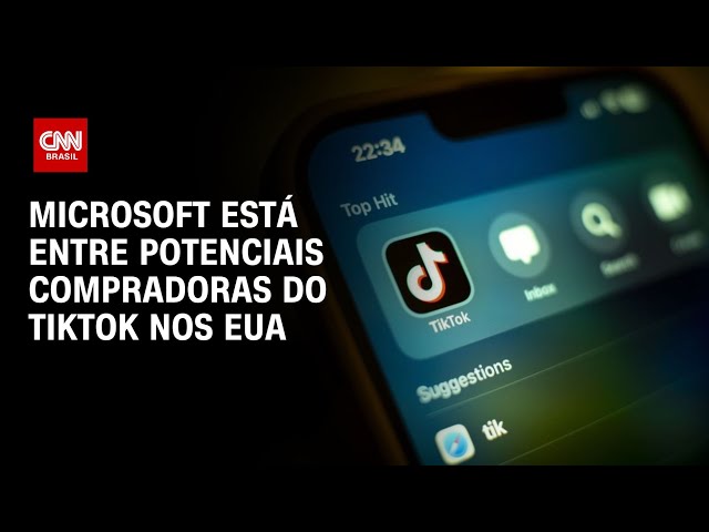 Microsoft está entre potenciais compradoras do TikTok nos EUA | CNN NOVO DIA