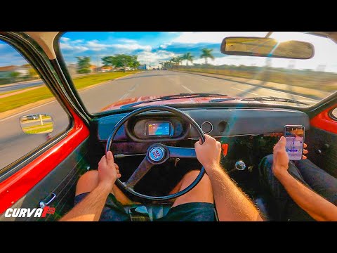 CHEVETTE 1975 WITH MODERN VECTRA ENGINE! FIRST TESTS