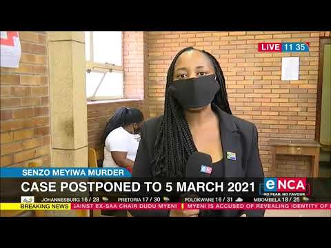 The Senzo Meyiwa's case postponed until next year