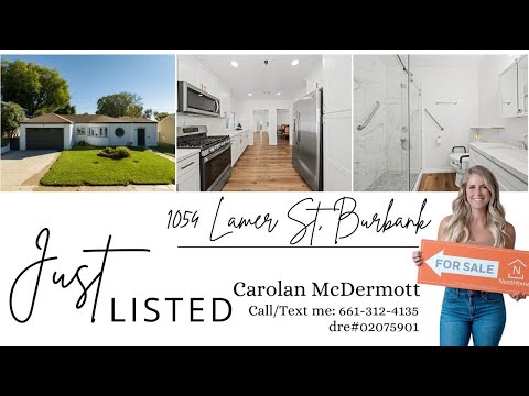 Casa renovada de 2 camas e 2 banheiros em Burbank