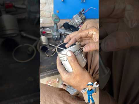 Piston lock fitting #shorts #engine #mechanic #mechanical #short #viralshorts #trending #shortsfeed