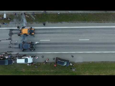 Street race in Sweden - Birka cup #3 from above !