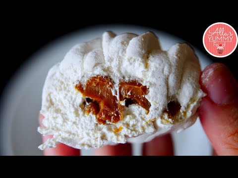 Vanilla Zephyr with Caramel Recipe | Zephyr Recipe | Russian Marshmallows Recipe