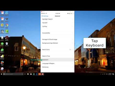 Turn ON Spell Check on iPhone