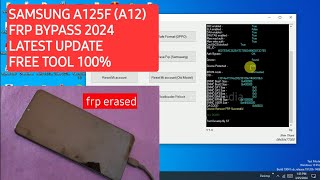 Samsung A125F (A12) frp bypass 2024 latest update free tool | A125F frp unlock 2024