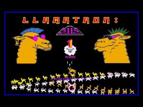 Llamatron 2112 - Amiga Game (Jeff Minter / Llamasoft)