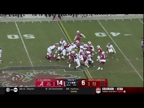 2025 USC vs Alabama - Nick Barrett Tackle for Loss