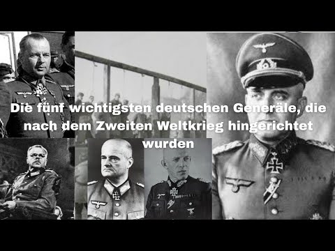These German generals were executed after World War II #secondworldwar #ww2