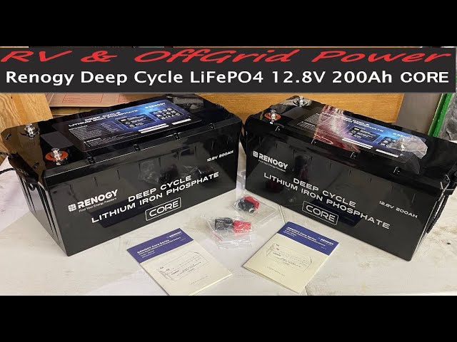 12V/24V/48V 200Ah Core Series Deep Cycle Lithium Iron Phosphate Battery