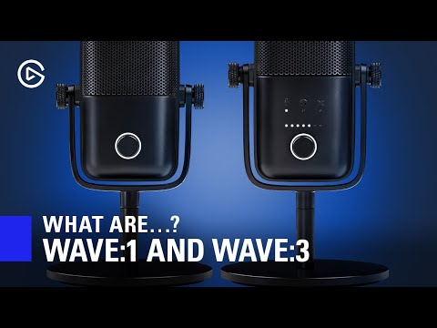 Kondensatorinis transliavimo mikrofonas Elgato Wave:3 video