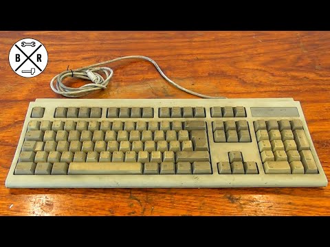 Restoring Gross Yellowed Keyboard (Restoration)